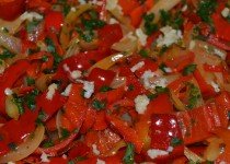 Poêlée de poivrons