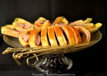 Bouchées feuilletées de boudin blanc