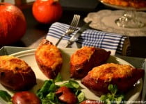 Patate douce farcie de sa purée (trilogie de Thanksgiving)
