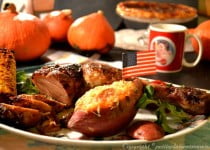 Gigue de dinde caramélisée (trilogie de Thanksgiving)