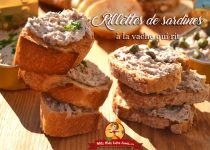 Rillettes de sardines à la vache qui rit.