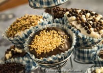 Petits gâteaux fondants au chocolat caramel