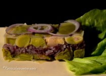 Poireaux vinaigrette et oignons rouges
