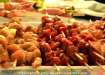 Minis brochettes à la plancha
