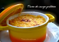 Purée de courge gratinée