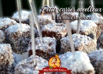 Petits pavés moelleux à la noix de coco