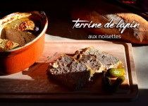 Terrine de lapin aux noisettes