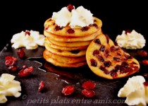 Pancakes aux cranberries