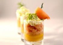 Verrine saumon et pommes
