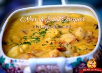 Noix de Saint-Jacques à la bisque de homard
