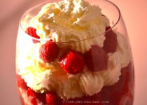 Coupe chantilly aux fruits rouges