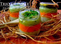 Trio de purée aux légumes de saison