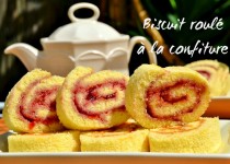Biscuit roulé à la confiture