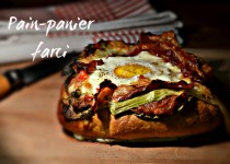 Pain-panier farci