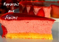 Bavarois aux fraises