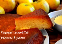 Fondant caramélisé pommes & poires