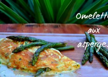 Omelette aux asperges vertes