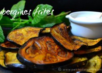 Aubergines frites