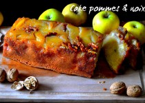 Cake aux pommes & noix