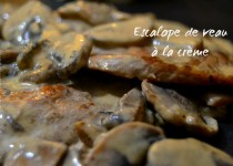 Escalope de veau à la crème