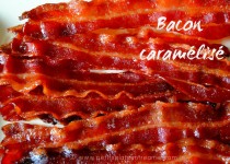 Bacon (lard) caramélisé