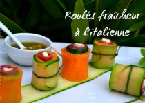 Roulés fraîcheur à l’italienne