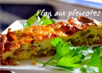 Flan aux pleurotes