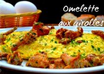 Omelette aux girolles
