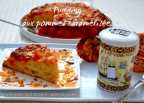 Pudding aux pommes caramélisées