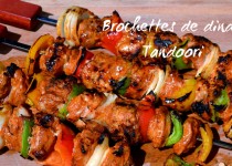 Brochettes de dinde tandoori