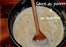 Sauce au poivre et au madère