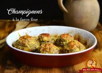 Champignons à la farce fine