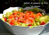Salade de pommes de terre au saumon