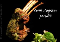 Carré d’agneau persillé