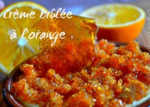 Crème brûlée à l’orange