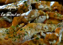 Lapin à la moutarde