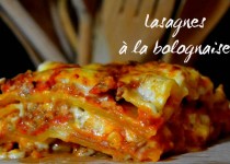 Lasagnes à la bolognaise