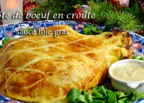 Côte de boeuf en croûte sauce foie gras