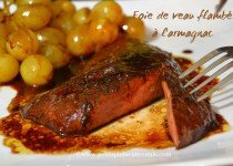 Foie de veau flambé à l’armagnac