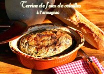Terrine de foies de volailles à l’armagnac
