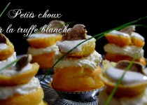 Petits choux à la truffe blanche