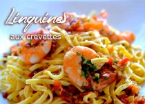 Linguines aux crevettes