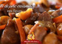 Sauté de porc caramélisé aux figues