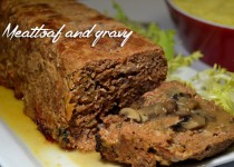 Meatloaf and gravy – Pain de viande en sauce