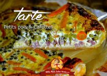 Tarte aux petits pois et carottes