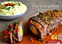 Pain de boeuf haché farci aux oeufs