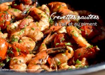 Crevettes sautées à l’ail et au piment