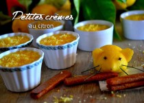 Petites crèmes au citron