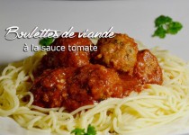 Boulettes de viande à la sauce tomate