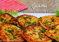Galettes pommes de terre & poulet